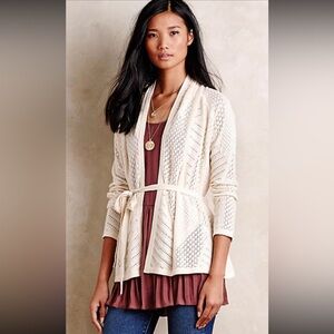 Anthropologie Open-Knit Sweater